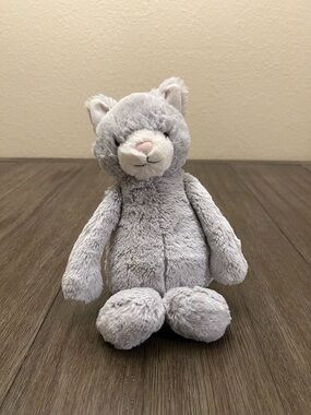 Jellycat Bashful Gray Kitty 11" Plush